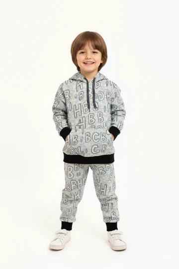 CBH Blue Letter Printed Winter Tracksuit