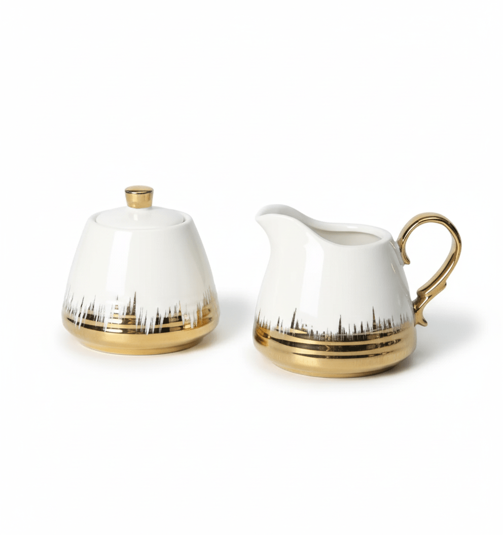 Ceramic Sugar & Milk Pot Set - Genzzes