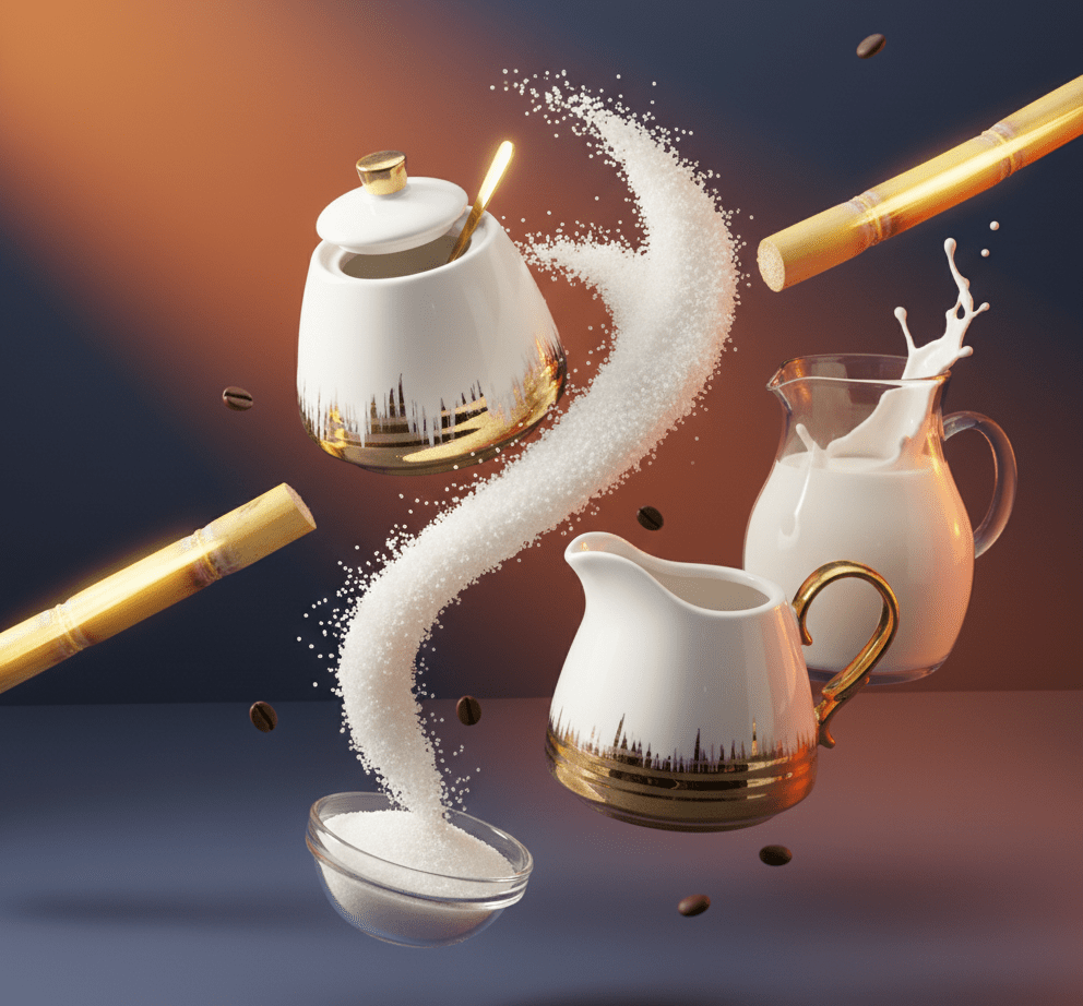 Ceramic Sugar & Milk Pot Set - Genzzes