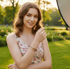 Crystal D-Link Bangle - Genzzes