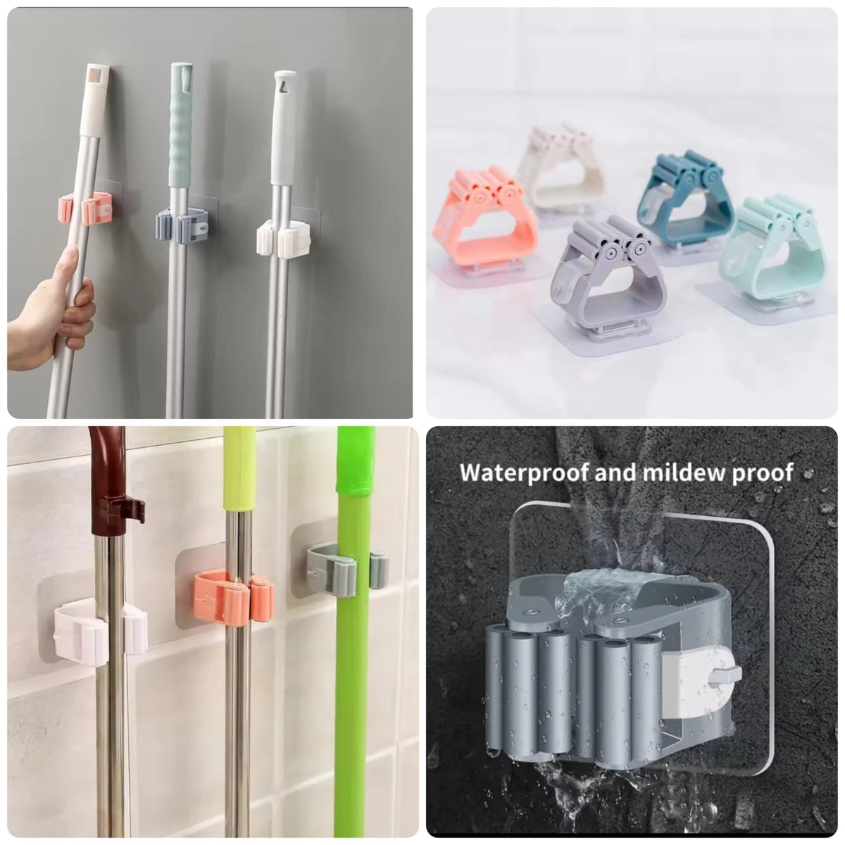 Wall Mounted Mop Holder