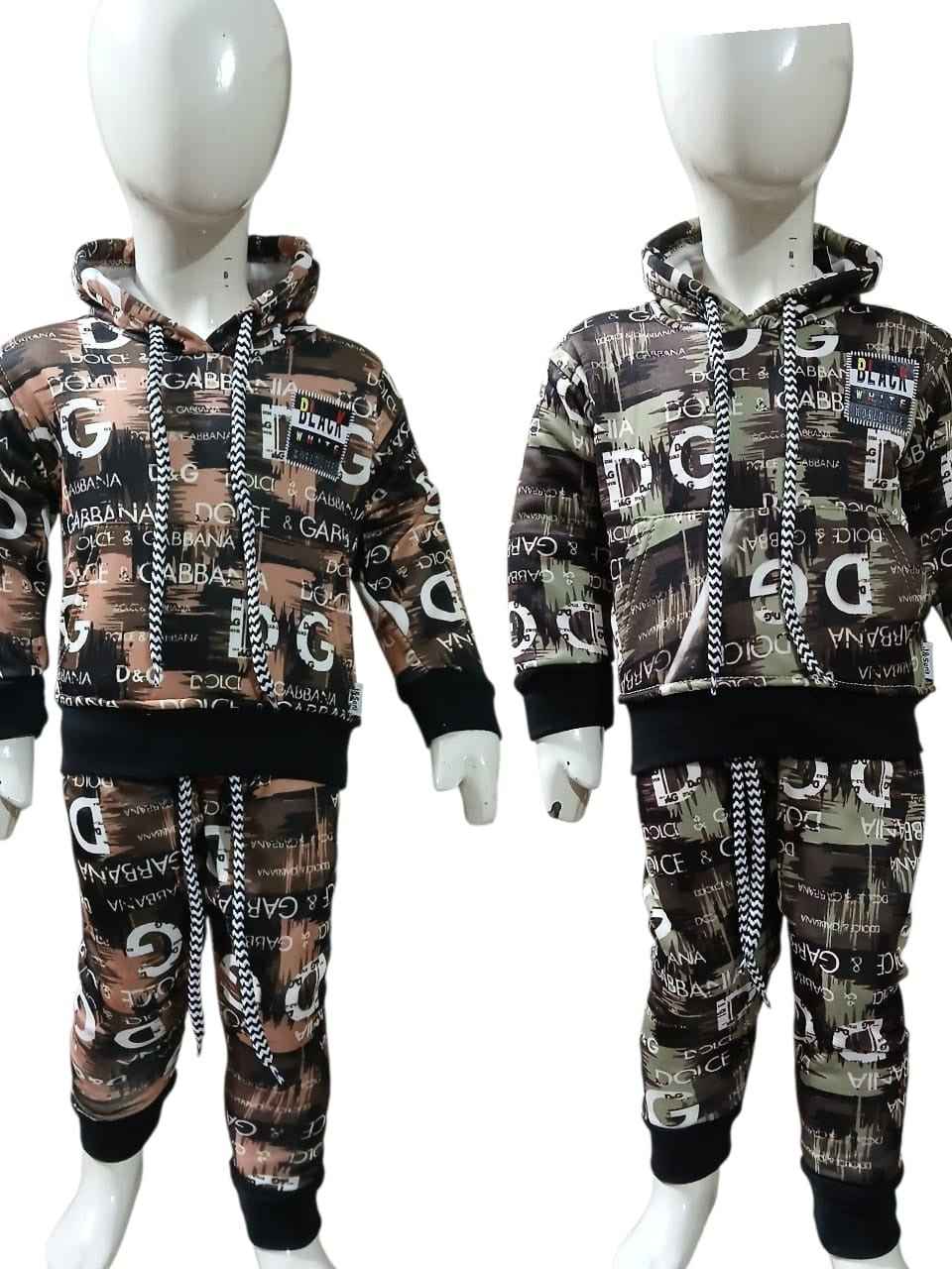 D&G Kids All-Over Print Tracksuit