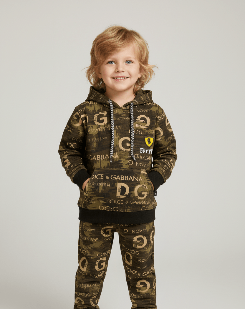 Dolce & Gabbana Printed Kids Tracksuit - Genzzes