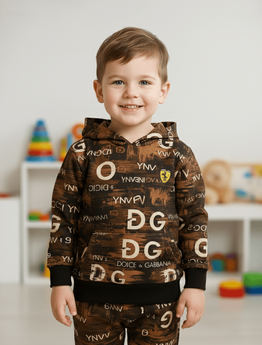 Dolce & Gabbana Printed Kids Tracksuit - Genzzes