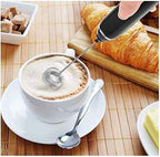 Electric Milk Frother with Dual Whisks