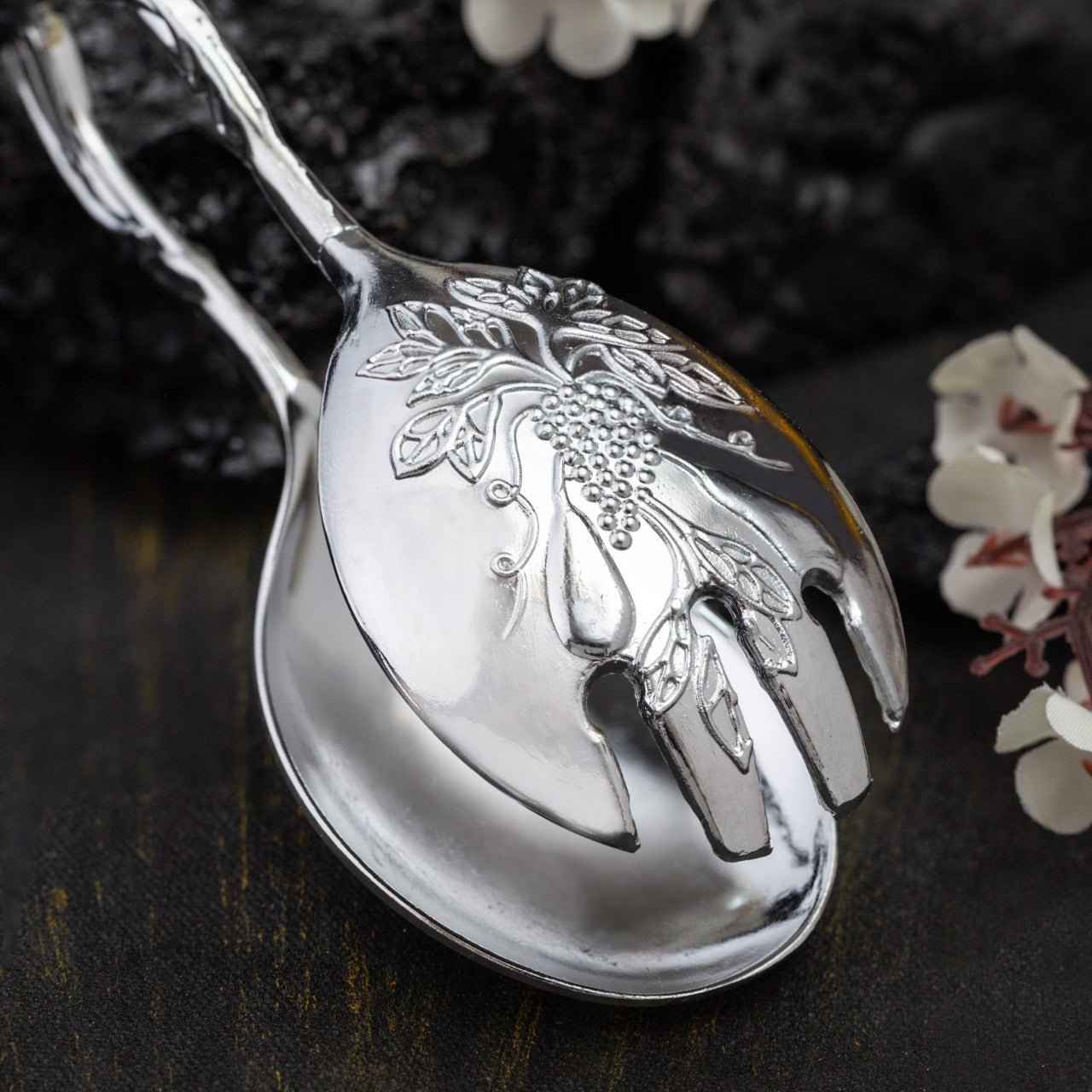 Elegant Stainless Steel Serving Tongs