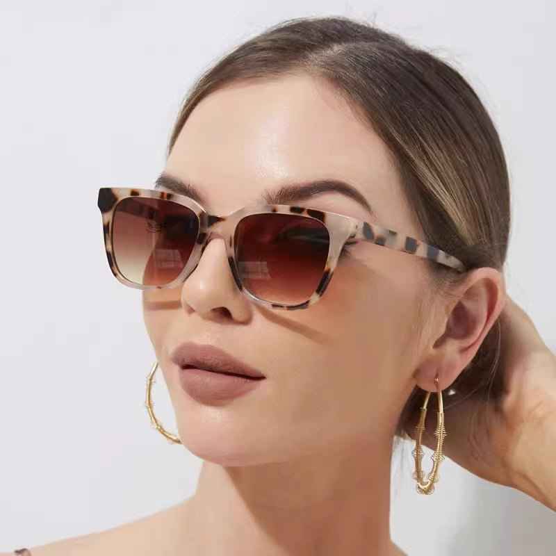 Fashionable Women's Ready-made Small-square-frame Sunglasses