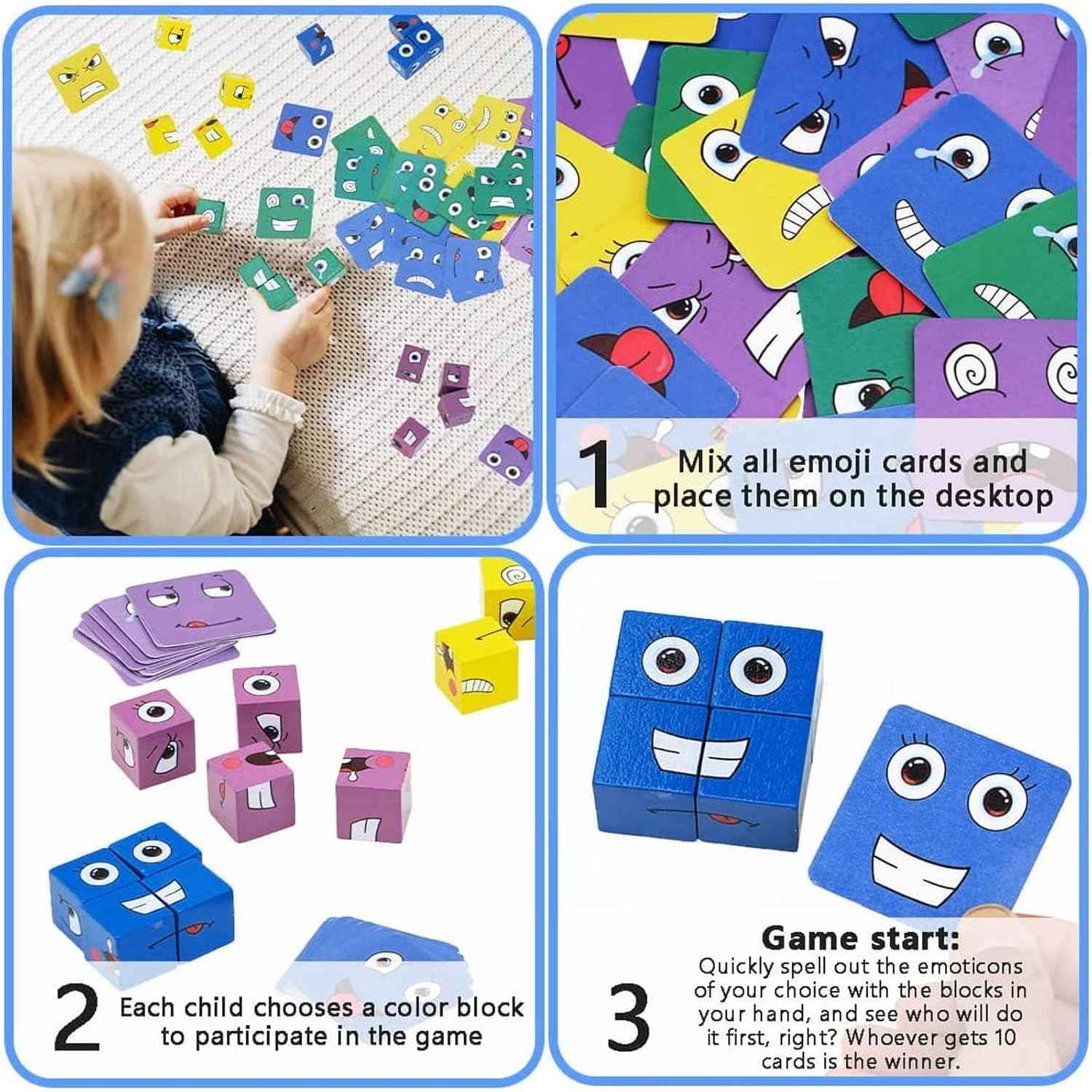 Fun Face Cube Game For Kids