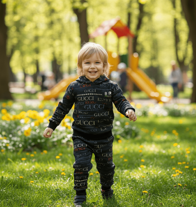 Gucci All-Over Print Kids Tracksuit - Genzzes