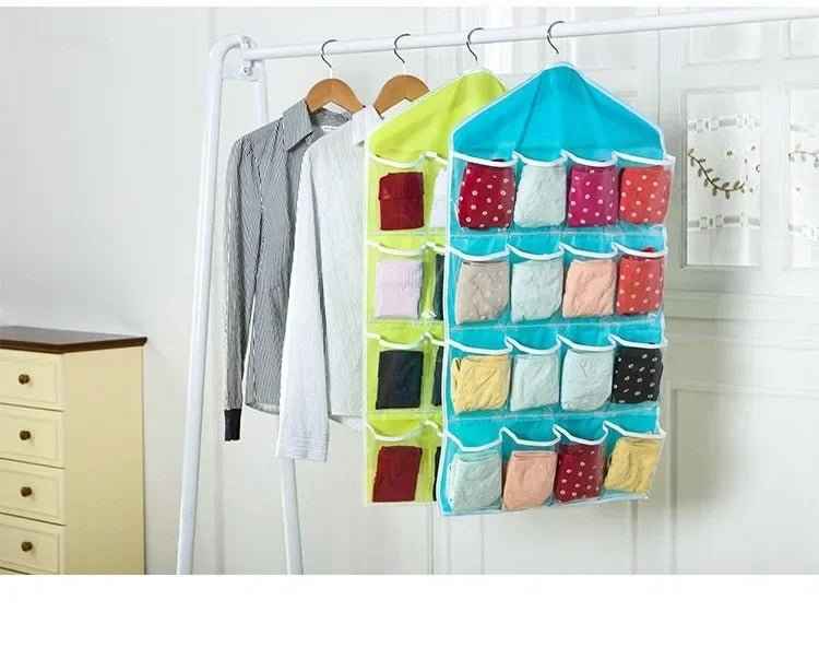 Hanging Multi-Pocket Transparent Storage Organizer