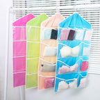 Hanging Multi-Pocket Transparent Storage Organizer