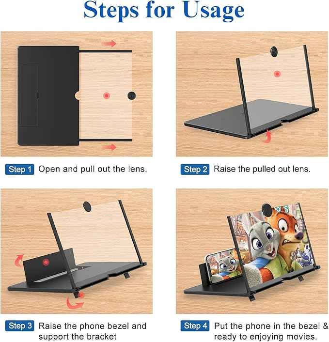 HD Mobile Phone Screen Enlarger