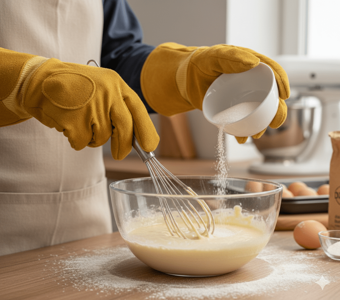 Heat Protective Leather Baking Gloves - Genzzes