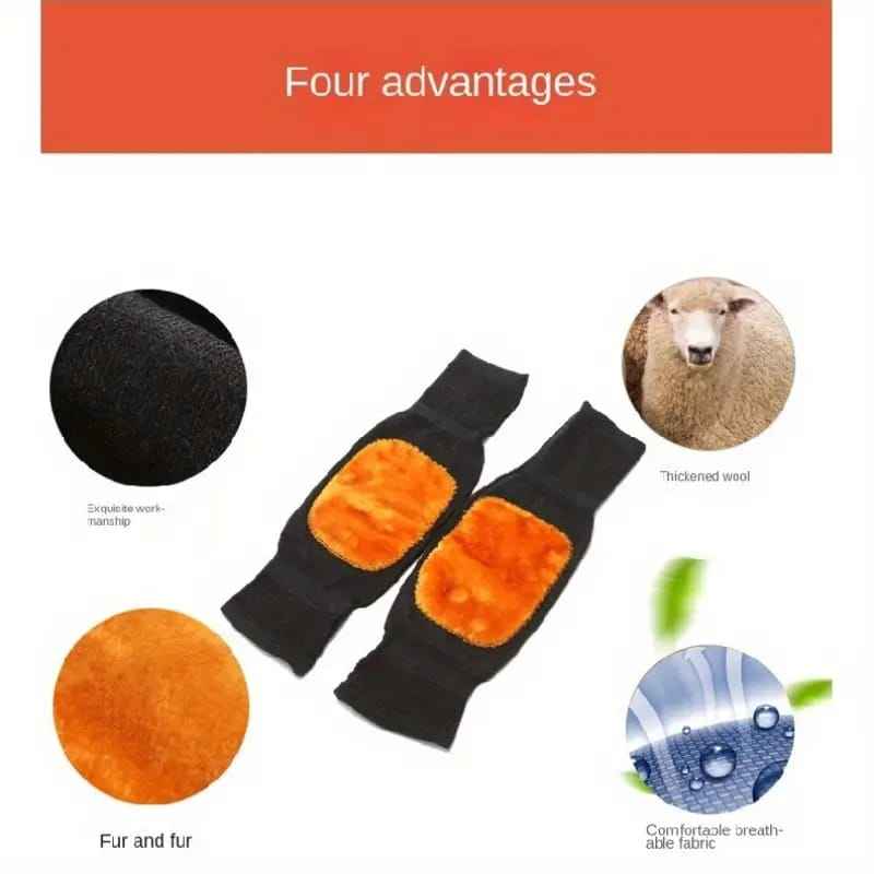 HeatFlex Winter Thermal Knee Pads