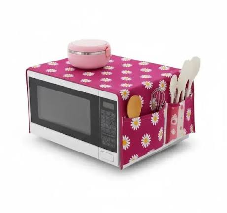 Microwave/Oven Flower Top Cover with Pockets