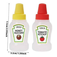 Pack of 2 Mini Ketchup/ Sauce Bottle