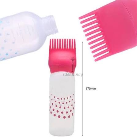 Silicone Oil Comb Bottle