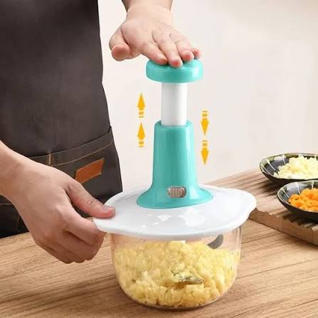 2 Litre Push Chopper With Lock Beater