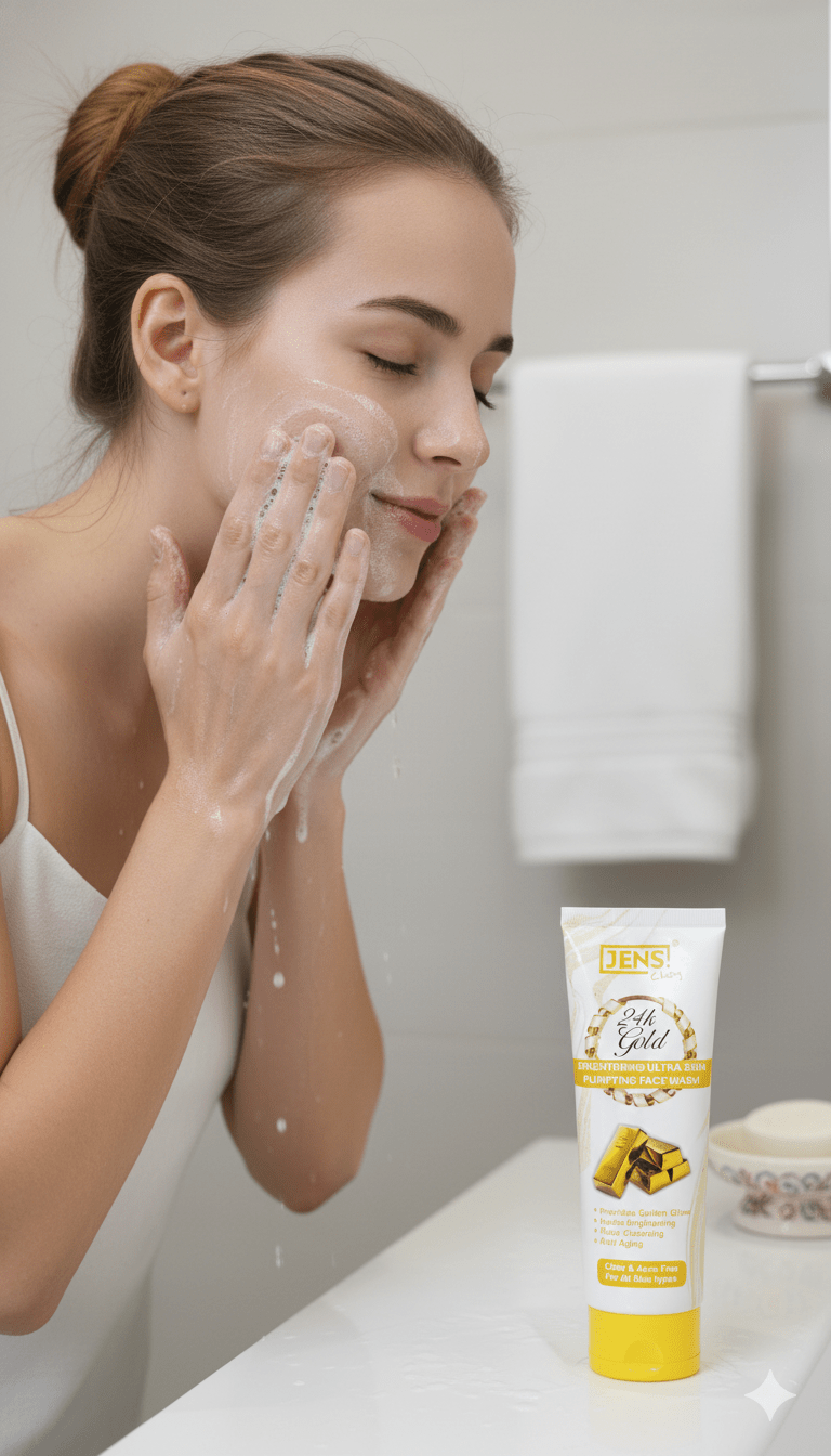 JENS - 24K Gold Brightening Ultra Skin Purifying Face Wash - Genzzes