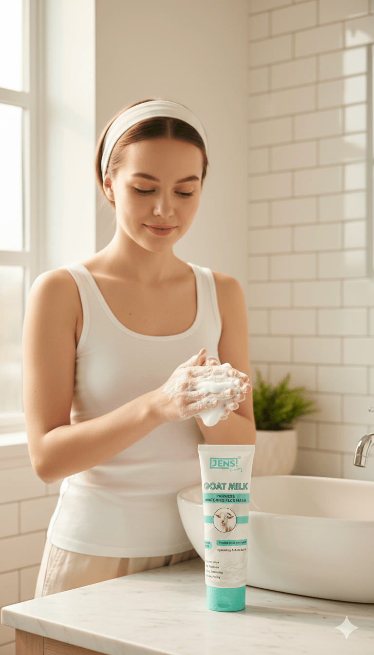 JENS - Goat Milk Fairness Whitening Face Wash - Genzzes
