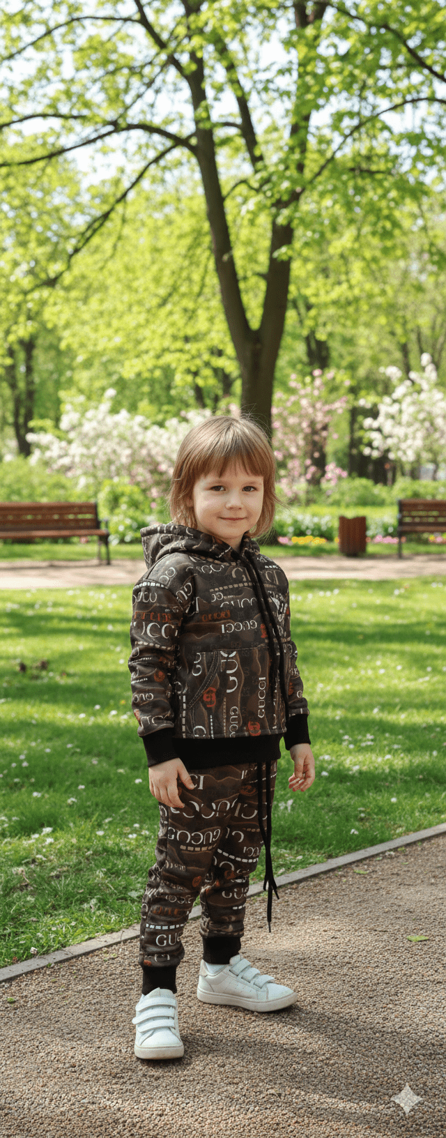 Kids All-Over Print Hoodie & Trouser Set - Genzzes