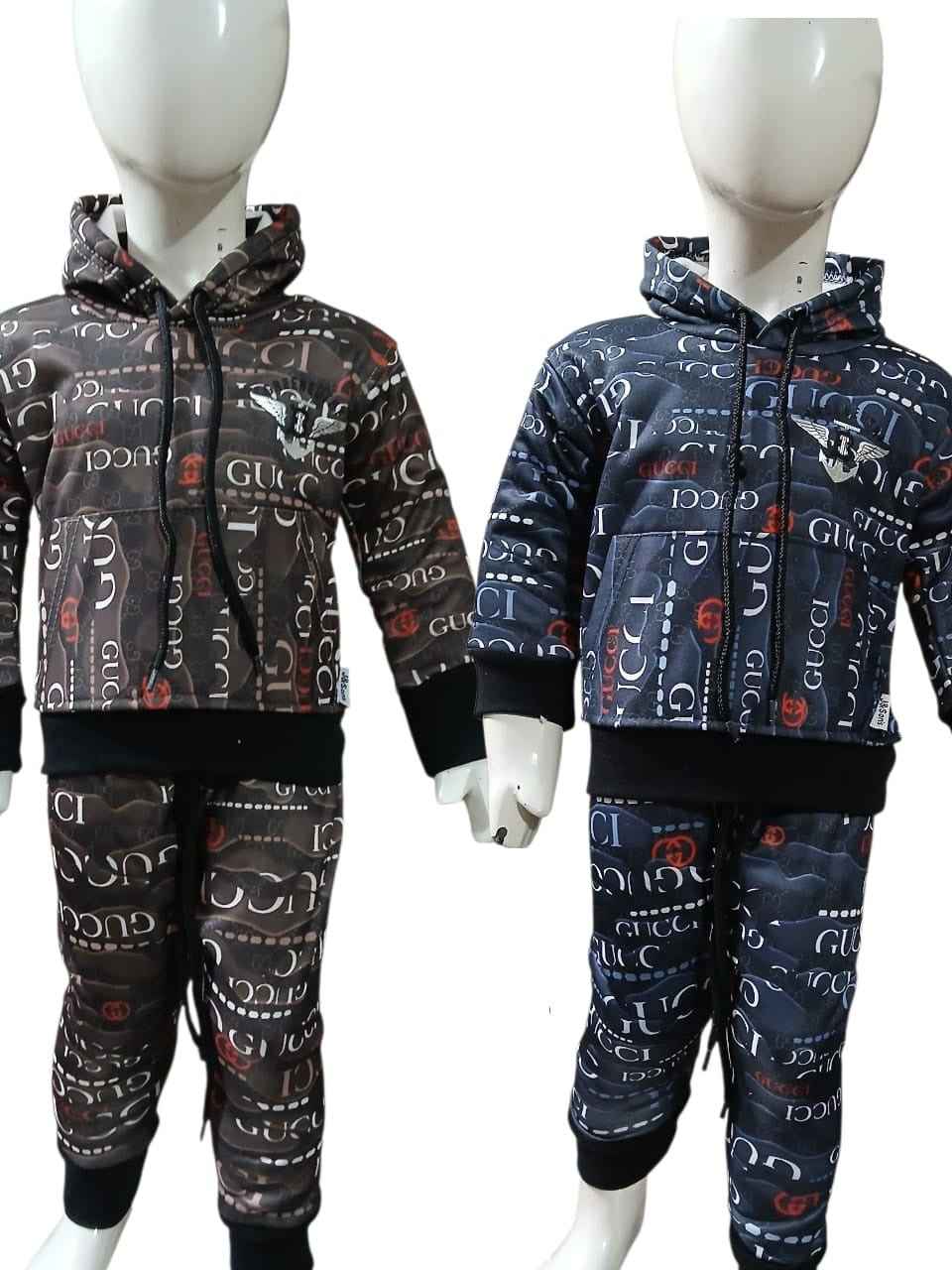 Kids All-Over Print Hoodie & Trouser Set