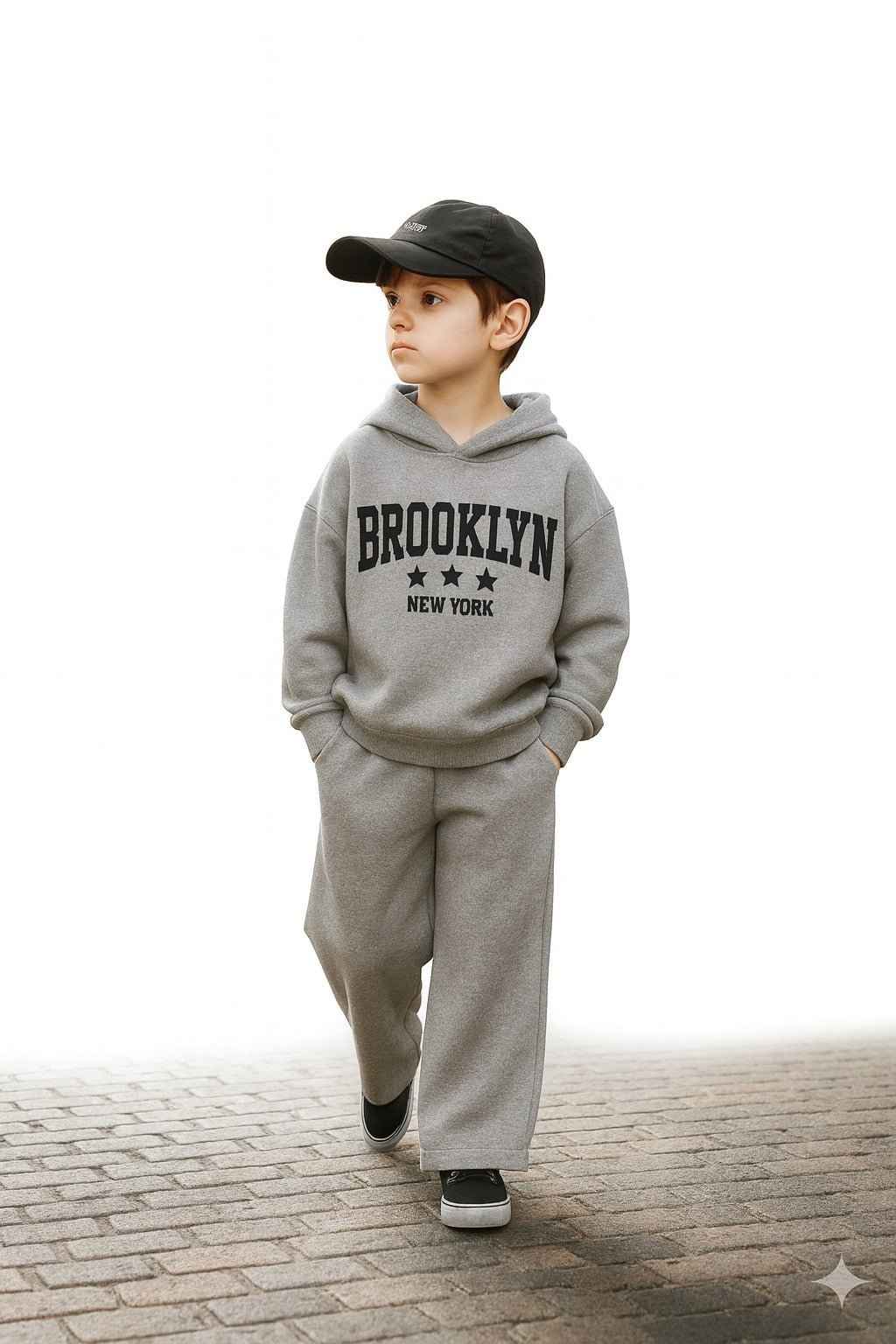 Kids Brooklyn New York Hoodie & Trouser Set
