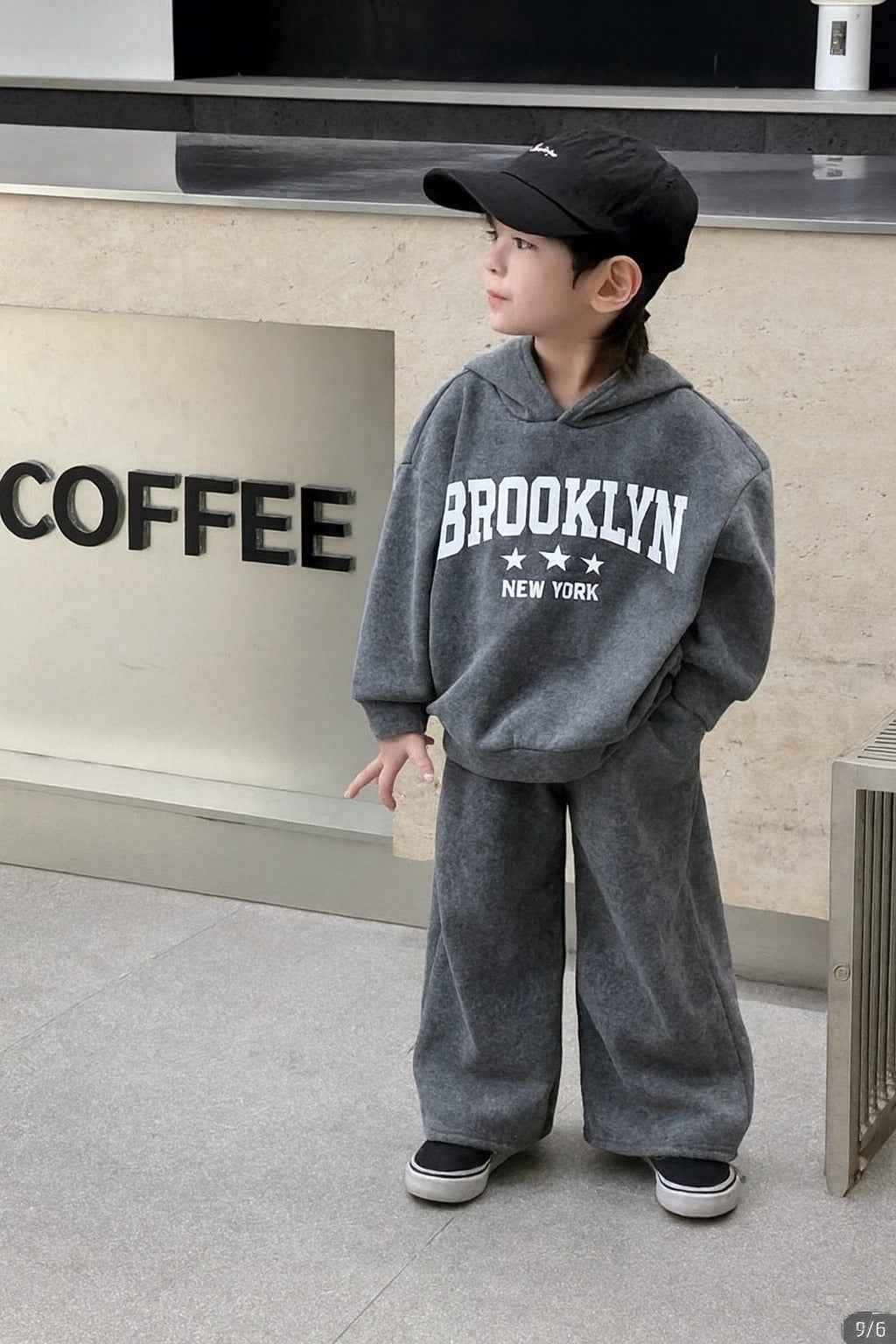 Kids Brooklyn New York Hoodie & Trouser Set