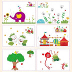 Kids Finger Painting Doodle Coloring Book