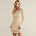 Knitted Beach Sun-protective Tunic Dress