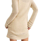 Knitted Beach Sun-protective Tunic Dress