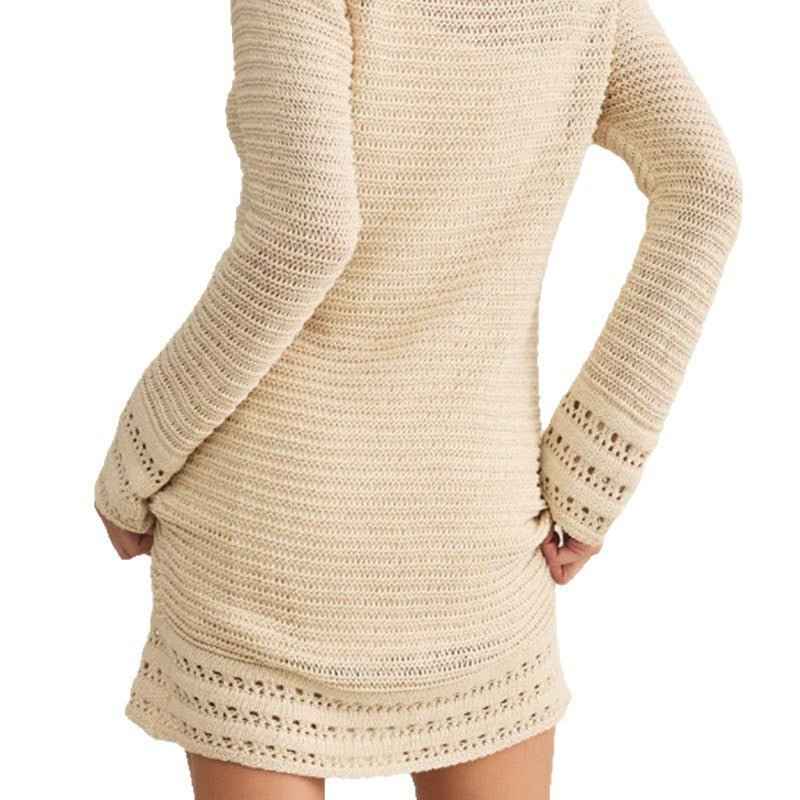 Knitted Beach Sun-protective Tunic Dress
