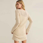 Knitted Beach Sun-protective Tunic Dress