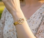 Logo Hinged Bangle - Genzzes