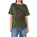 Loose-fitting Short-Sleeve Top With A Unique Print