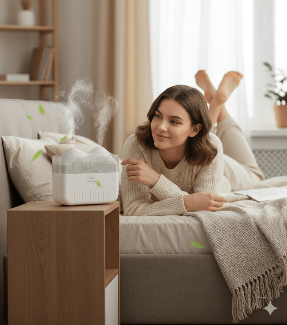 Mini Mountain Mist Humidifier - Genzzes