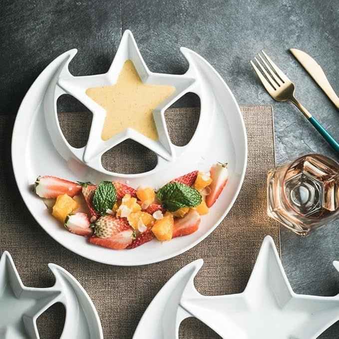 Moon & Star Divided Serving Plate