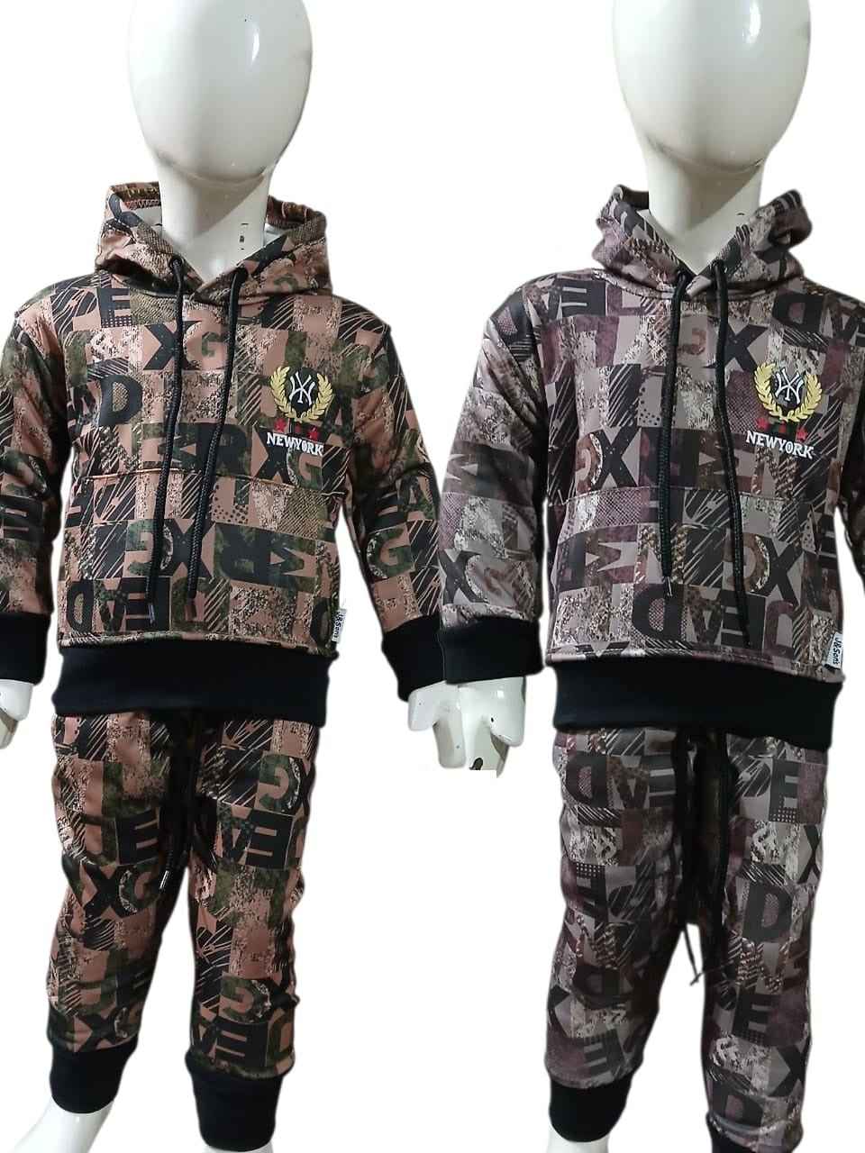 New York Kids Graphic Hoodie & Trouser Set