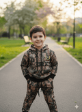 New York Kids Graphic Hoodie & Trouser Set - Genzzes