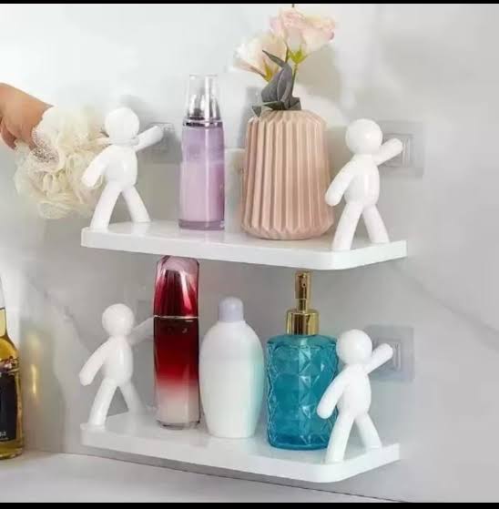 Self Adhesive Wall Mounted Character Shelf
