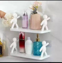 Self Adhesive Wall Mounted Character Shelf