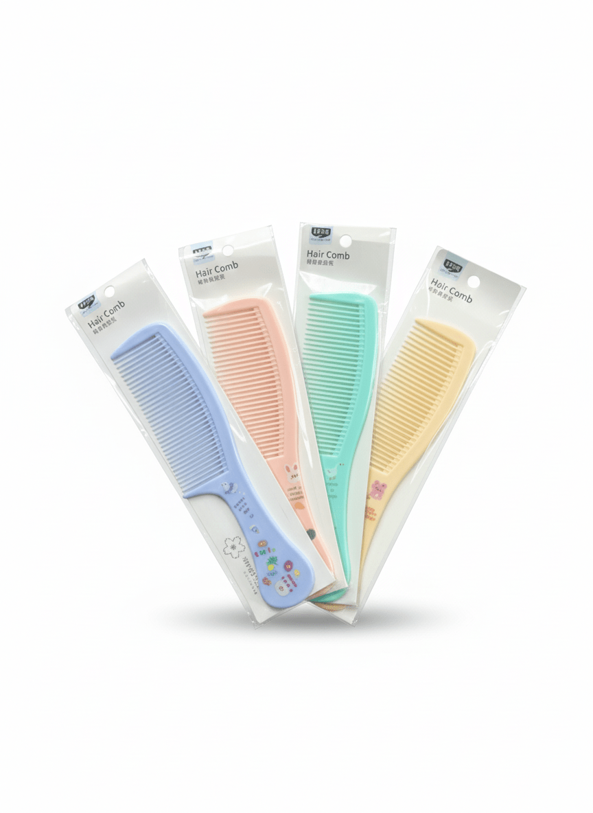 Pastel Wide Tooth Hair Comb - Genzzes