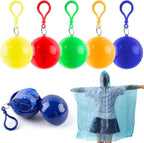 Portable Emergency Raincoat in Keychain Ball