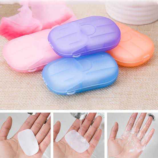 Portable Travel Paper Soap Sheets