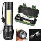 Rechargeable COB LED Mini Flashlight