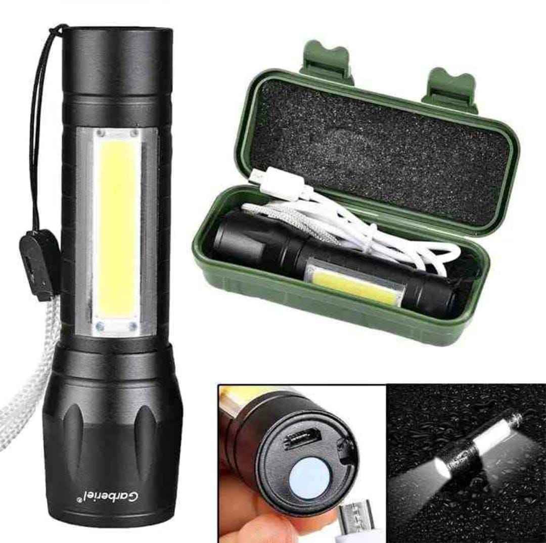Rechargeable COB LED Mini Flashlight