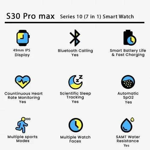 S30 ProMax Smart Watch