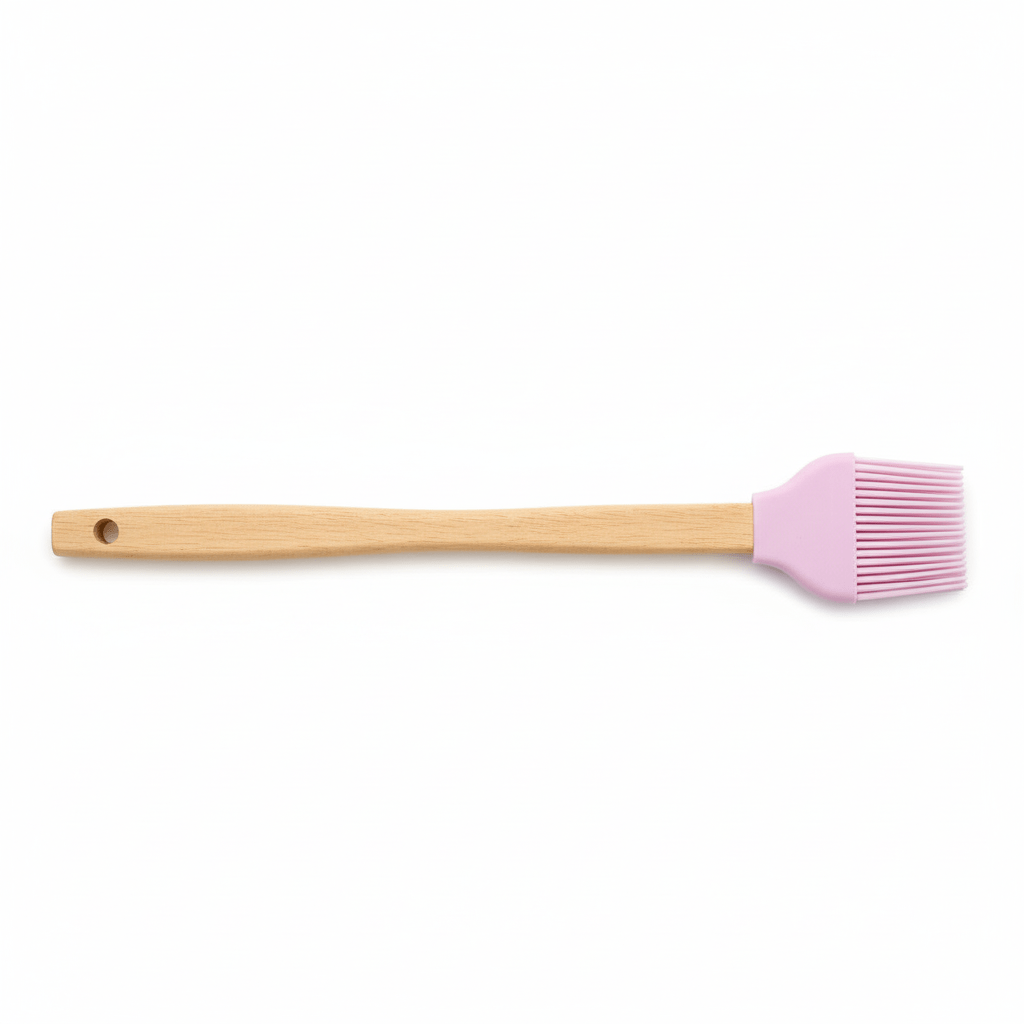 Silicone Oil Brush with Wooden Handle - Genzzes