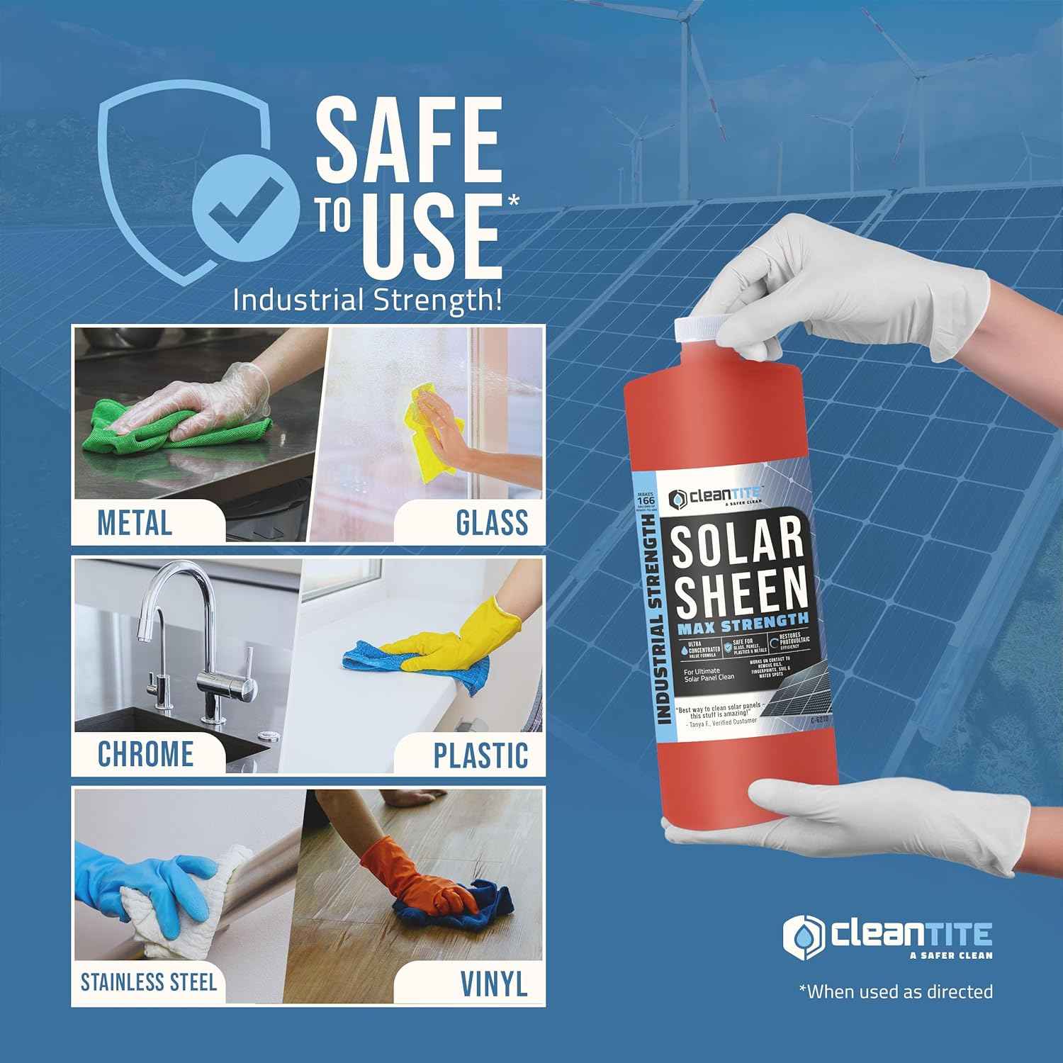 Solar Sheen Max Strength Cleaner