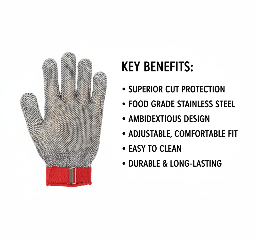 Mesh Cut-Resistant Glove - Genzzes